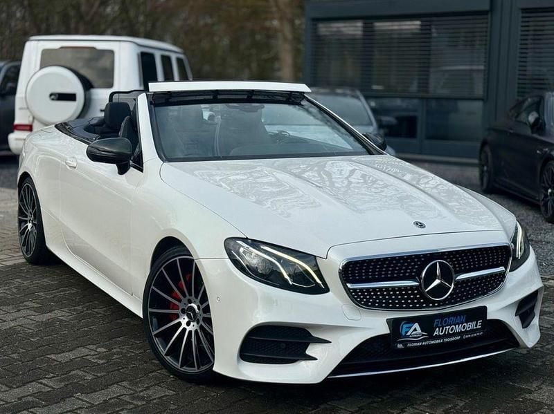 Gebraucht Mercedes E220 AMG line 194 PS (142 kW) 2018 Weiß Cabrio