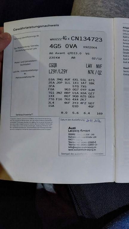 Gebraucht Audi A6 Sport 313 PS (230 kW) 2012 Schwarz Kombi