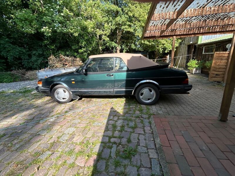 Grün Gebraucht 1992 Saab 900 Cabriolet Cabrio | 15.000 € - Bild 1/4
