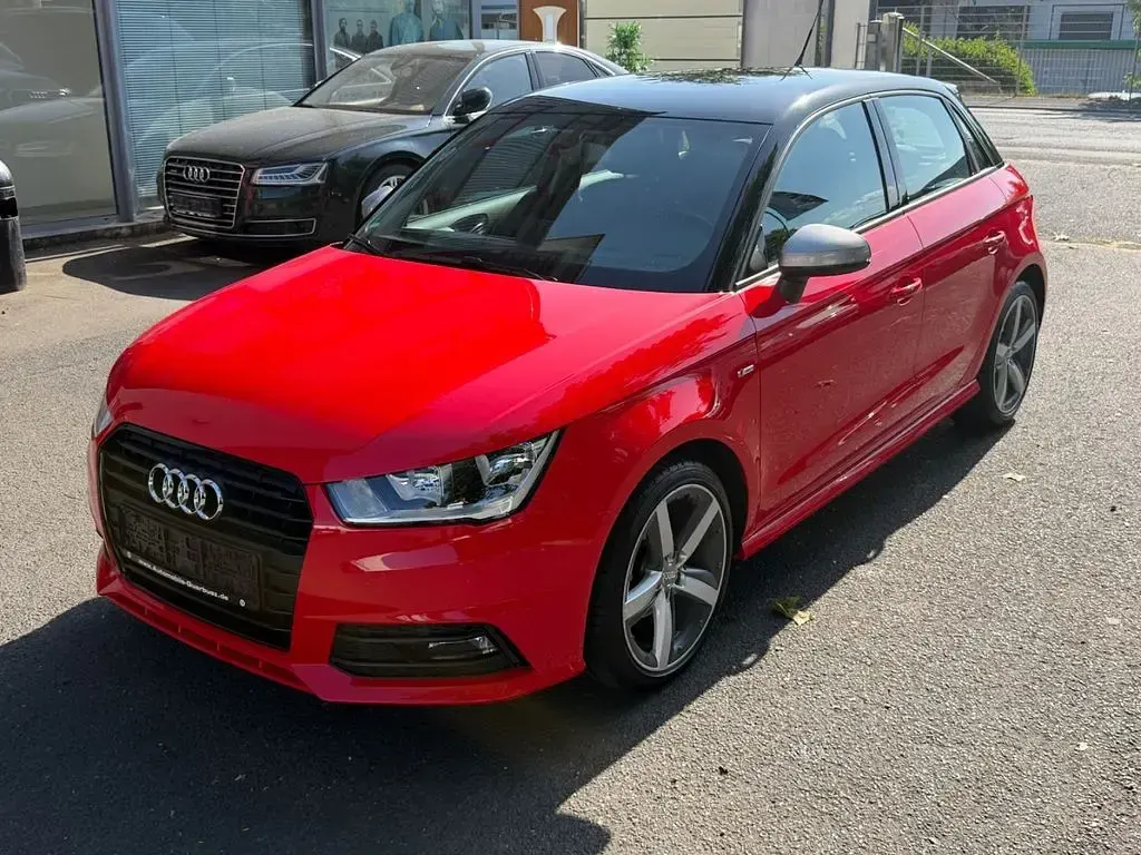 Usata Audi A1 Sportback S-Line 95 CV (69 kW) 2018 Rosso Utilitaria