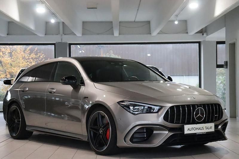 Silber Gebraucht 2021 Mercedes CLA45 AMG Shooting Brake AMG Kombi | 42.880 € (Fairer Preis) - Bild 1/4