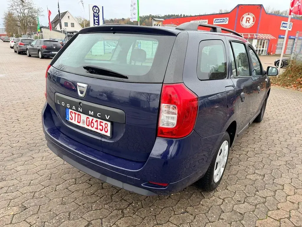 Gebraucht Dacia Logan MCV Ambiance 75 PS (55 kW) 2014 Blau Kombi