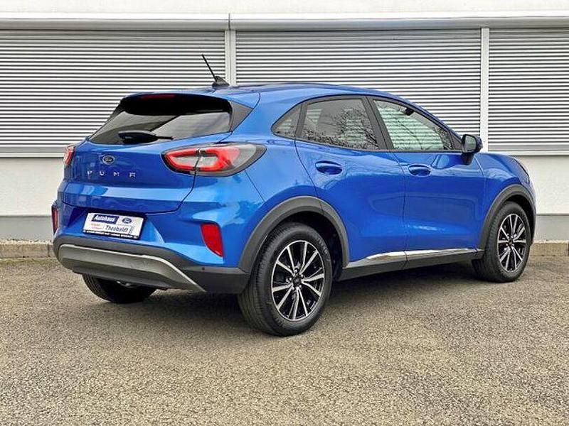 Gebraucht Ford Puma Titanium 125 PS (91 kW) 2023 Desert island blue metallic (metallic) SUV