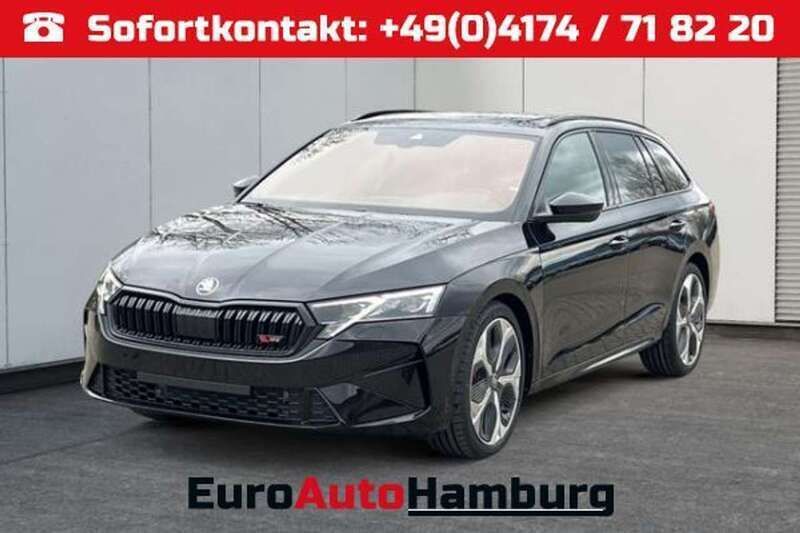Blackmagic perleffekt/schwarz Neu 2025 Skoda Octavia RS Kombi | 40.480 € (Fairer Preis) - Bild 1/4
