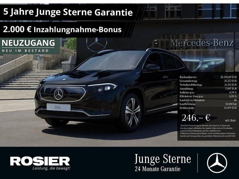 Gebraucht Mercedes EQA250 Advanced Plus 139 kW (190 PS) 2022 Schwarz / nachtschwarz SUV