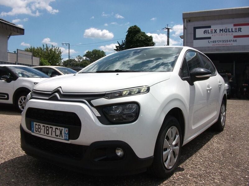 Gebraucht Citroën C3 Feel 102 PS (75 kW) 2021 Weiß Kleinwagen