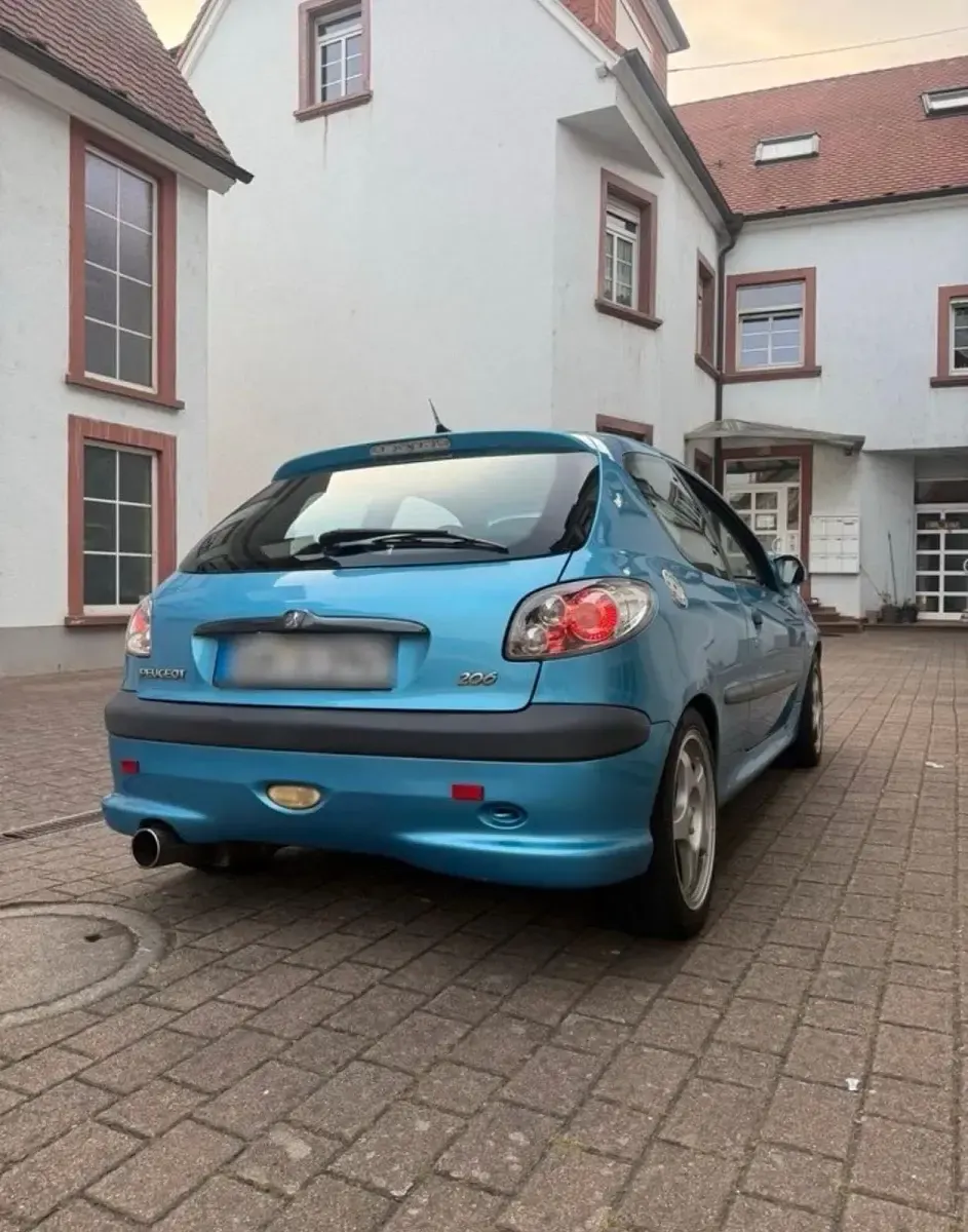Gebraucht Peugeot 206 109 PS (80 kW) 2002 Blau Coupé