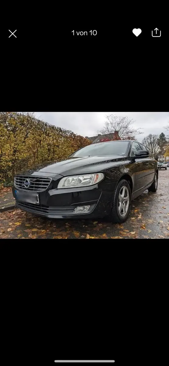 Gebraucht Volvo V70 Standard 120 PS (88 kW) 2015 Schwarz Kombi
