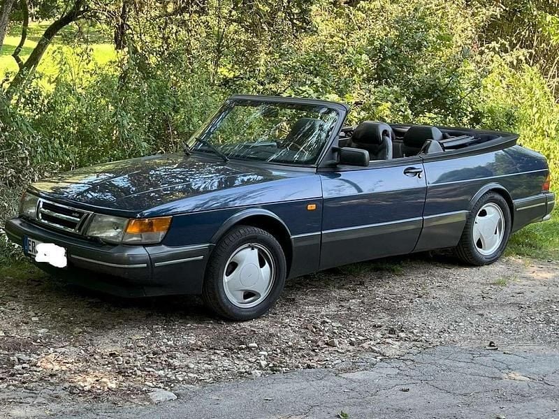 Blau Gebraucht 1993 Saab 900 Cabriolet Cabrio | 28.900 € - Bild 1/4