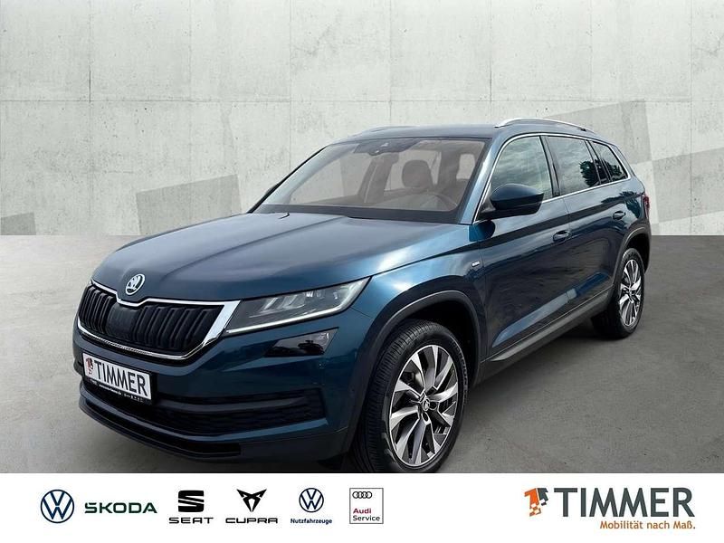Blau Gebraucht 2021 Skoda Kodiaq Clever SUV | 27.290 € (Guter Preis) - Bild 1/4