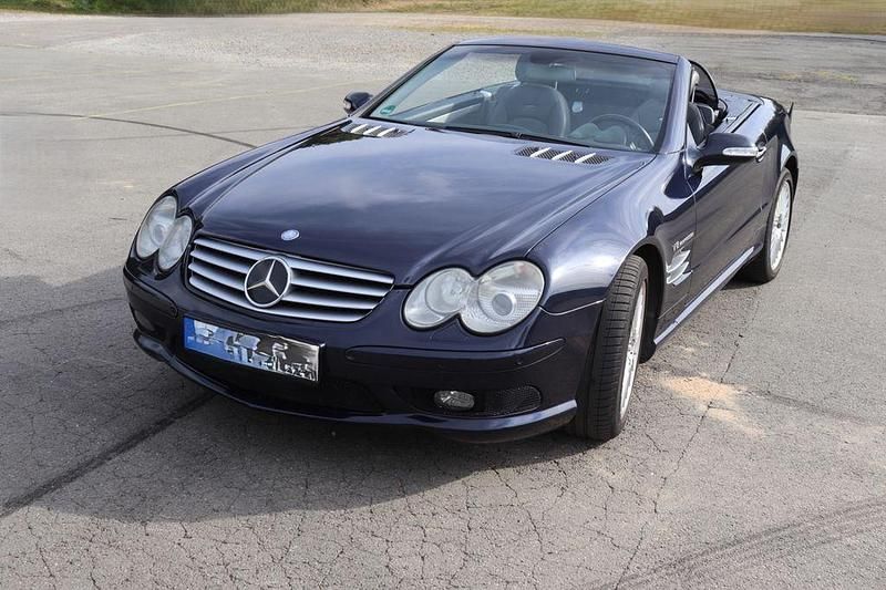 Blau Gebraucht 2003 Mercedes SL55 AMG AMG Cabrio | 22.900 € (Fairer Preis) - Bild 1/4