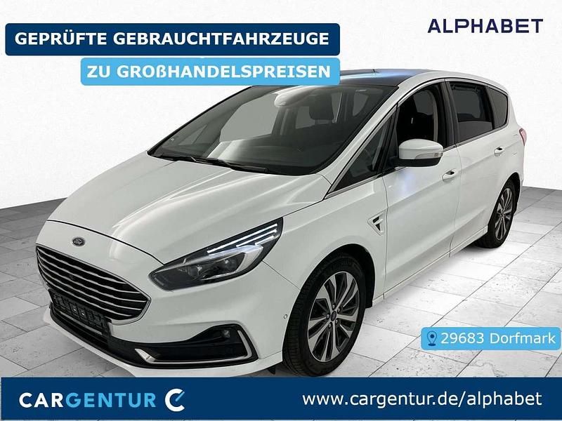Weiß Gebraucht 2022 Ford S-MAX Titanium Van / Kleinbus | 17.797 € (Superpreis) - Bild 1/2