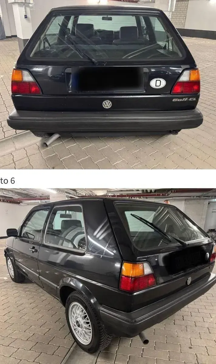 Gebraucht VW Golf III 75 PS (55 kW) 1991 Schwarz Kleinwagen