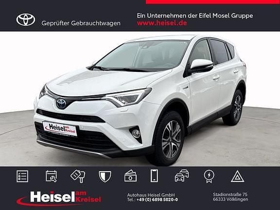 Schneeweiß Gebraucht 2018 Toyota RAV4 Hybrid Basis SUV | 24.990 € (Fairer Preis) - Bild 1/4