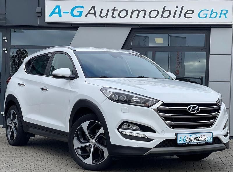 Weiß Gebraucht 2017 Hyundai Tucson Premium SUV | 17.990 € (Fairer Preis) - Bild 1/4