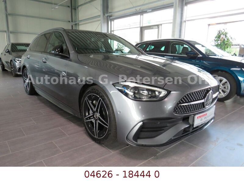 Grau Gebraucht 2023 Mercedes C220 AMG Limousine | 41.900 € (Fairer Preis) - Bild 1/4