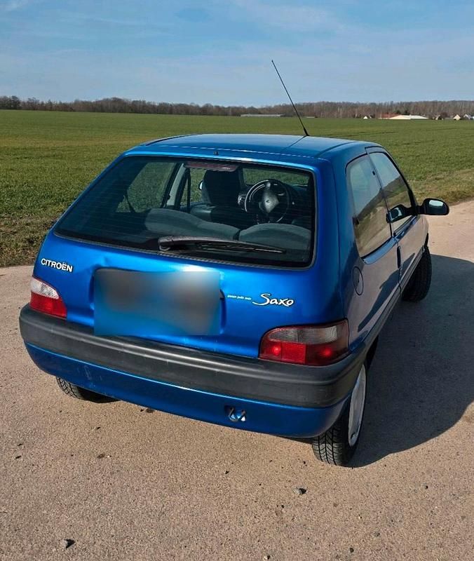 Gebraucht Citroën Saxo 60 PS (44 kW) 2001 Blau Kleinwagen