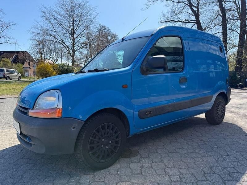 Gebraucht Renault Kangoo 65 PS (47 kW) 2002 Blau Van / Kleinbus