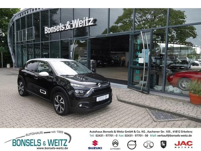 Schwarz metallic Gebraucht 2021 Citroën C3 Kleinwagen | 12.990 € (Fairer Preis) - Bild 1/4