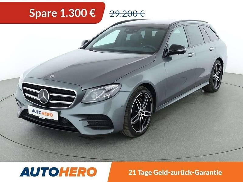 Grau Gebraucht 2018 Mercedes E250 AMG line Kombi | 27.900 € (Teuer) - Bild 1/3