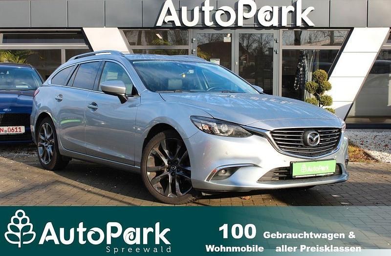 Silber Gebraucht 2016 Mazda 6 Sports-Line Kombi | 13.750 € (Fairer Preis) - Bild 1/4