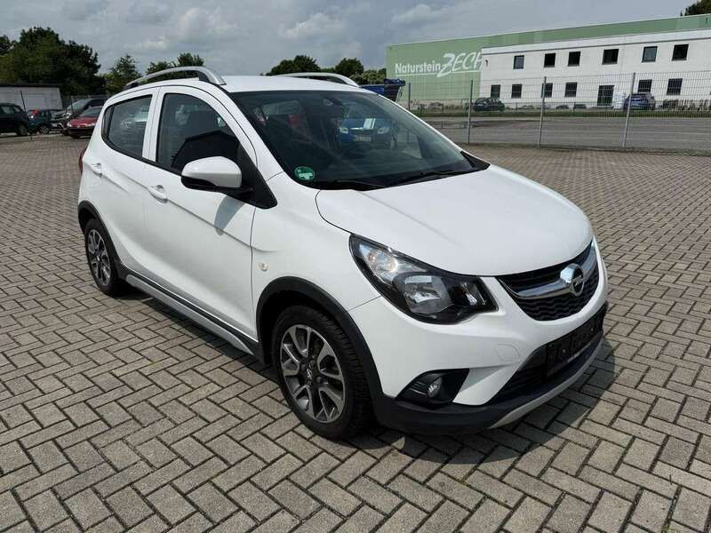 Schneeweiss/summitwhite/arctic Gebraucht 2018 Opel Karl Rocks Kleinwagen | 10.800 € (Fairer Preis) - Bild 1/4