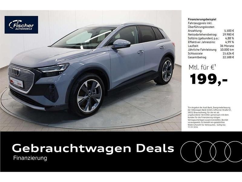 Kieselgrau Gebraucht 2021 Audi Q4 e-tron Sport SUV | 25.480 € (Superpreis) - Bild 1/4