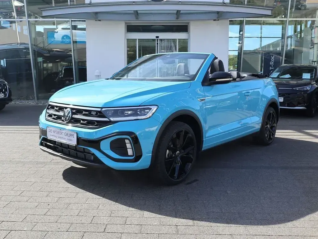 Neu VW T-Roc Cabriolet R-line 150 PS (110 kW) 2026 Teal blue / schwarz Cabrio