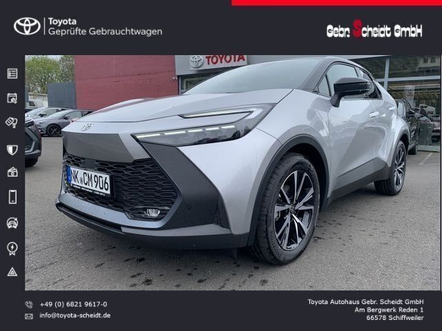 Shimmering silber/dach schwarz Gebraucht 2023 Toyota C-HR Team SUV | 32.733 € (Guter Preis) - Bild 1/4