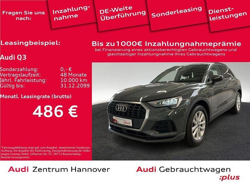 G3 nanograu metallic (metallic) Gebraucht 2022 Audi Q3 Sport SUV | 28.850 € (Fairer Preis) - Bild 1/4