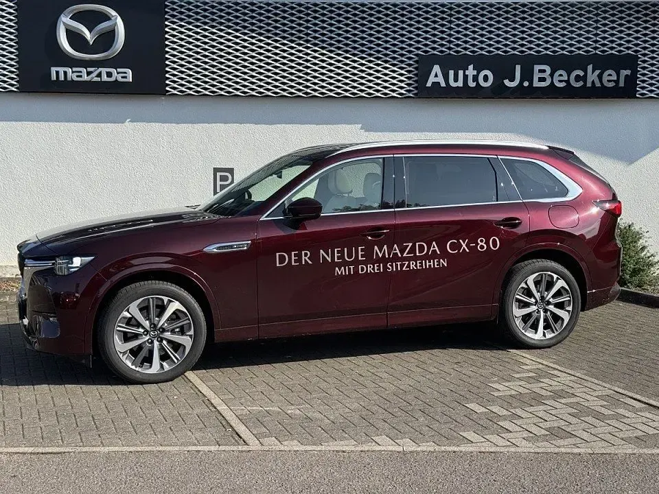 Gebraucht Mazda CX-80 Takumi-Line 254 PS (186 kW) 2024 Artisan red (metallic) SUV