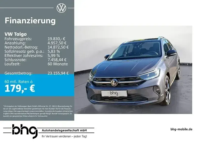 Gebraucht VW Taigo Style 110 PS (80 kW) 2022 SUV