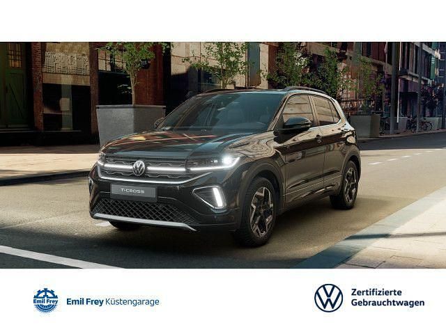 Schwarz Gebraucht 2025 VW T-Cross R-line SUV | 29.490 € (Etwas zu teuer) - Bild 1/4