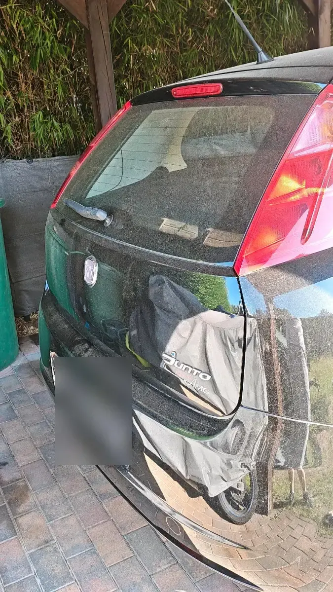 Gebraucht Fiat Punto 77 PS (56 kW) 2008 Schwarz Kleinwagen