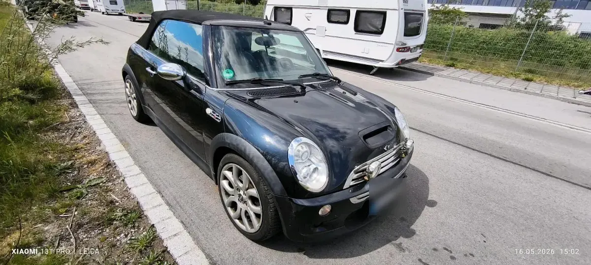 Usata Mini Cooper S Cabriolet 170 CV (125 kW) 2007 Nero Cabrio