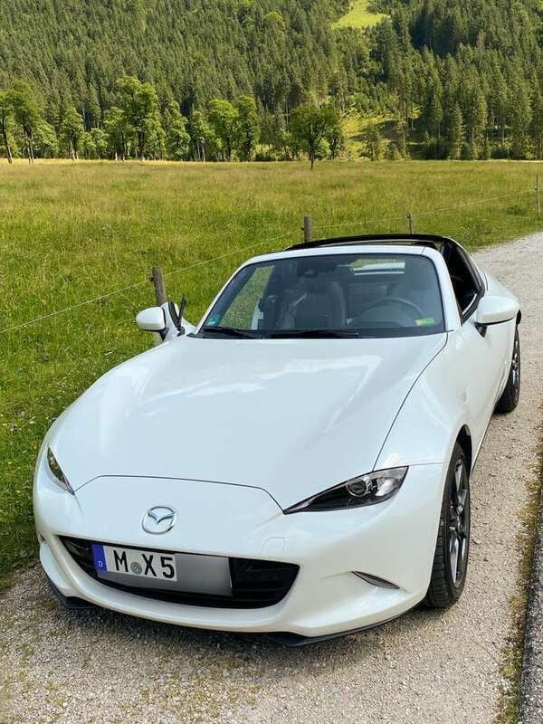 Weiß Gebraucht 2019 Mazda MX5 Sports-Line Cabrio | 24.500 € (Fairer Preis) - Bild 1/4