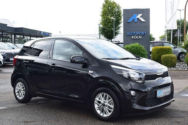 Aurora black (metallic) Gebraucht 2023 Kia Picanto Vision Kleinwagen | 14.590 € (Fairer Preis) - Bild 1/4
