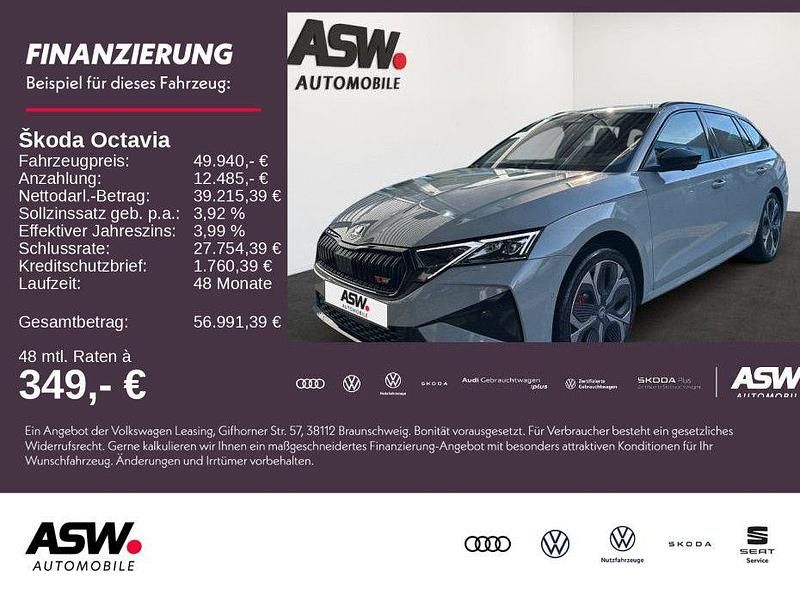 Grau Neu 2025 Skoda Octavia RS Kombi | 49.940 € (Teuer) - Bild 1/4