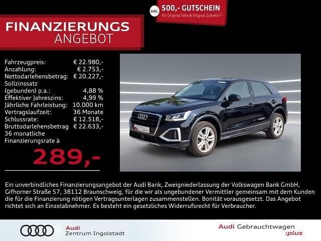 Schwarz Gebraucht 2023 Audi Q2 Advanced SUV | 22.980 € (Fairer Preis) - Bild 1/2