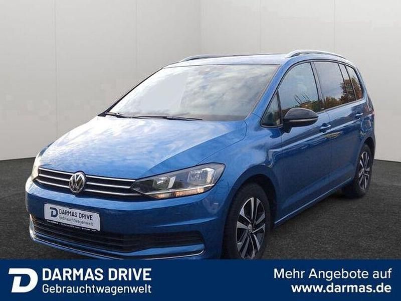 Blau Gebraucht 2019 VW Touran IQ Drive Van / Kleinbus | 18.990 € (Guter Preis) - Bild 1/4