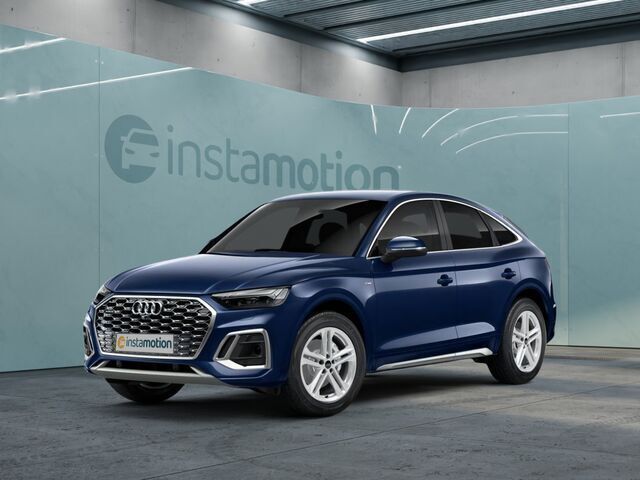 Blau Gebraucht 2021 Audi Q5 Sport SUV | 40.640 € (Etwas zu teuer) - Bild 1/2