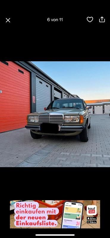 Gebraucht Mercedes E230 136 PS (100 kW) 1981 Grün Limousine