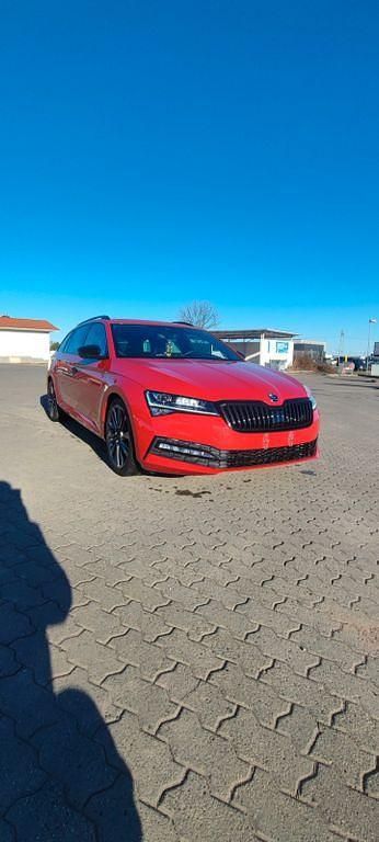 Gebraucht Skoda Superb SportLine 272 PS (200 kW) 2019 Rot Kombi