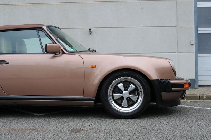 Braun Gebraucht 1988 Porsche 911 Turbo Cabriolet Cabrio | 125.500 € - Bild 1/4