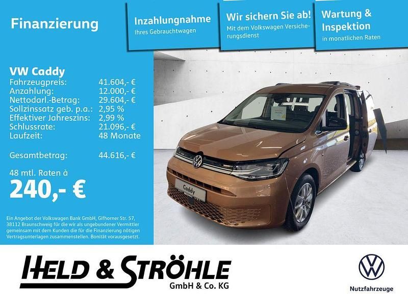 Copper bronze metallic Neu 2024 VW Caddy Life Van / Kleinbus | 36.888 € (Guter Preis) - Bild 1/4