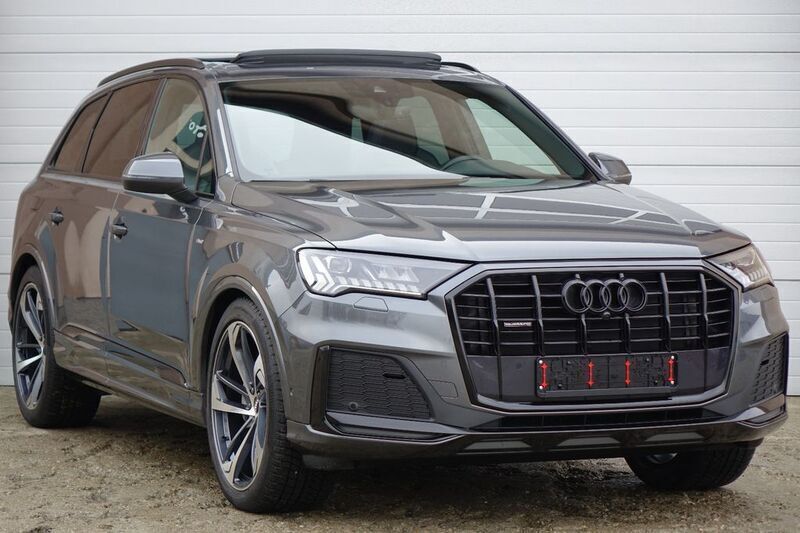 Grau Gebraucht 2021 Audi Q7 Sport SUV | 56.966 € (Etwas zu teuer) - Bild 1/4