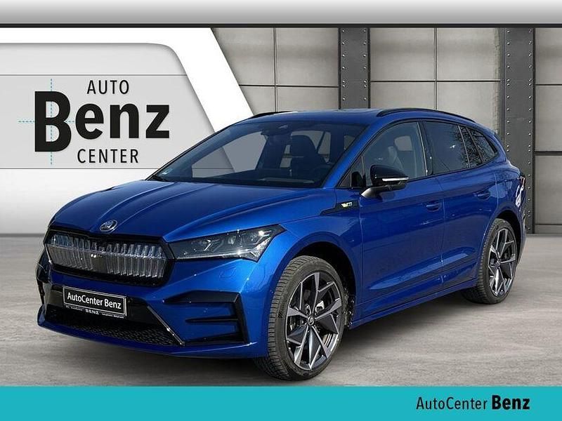Blau Gebraucht 2025 Skoda Enyaq iV RS SUV | 54.990 € - Bild 1/4