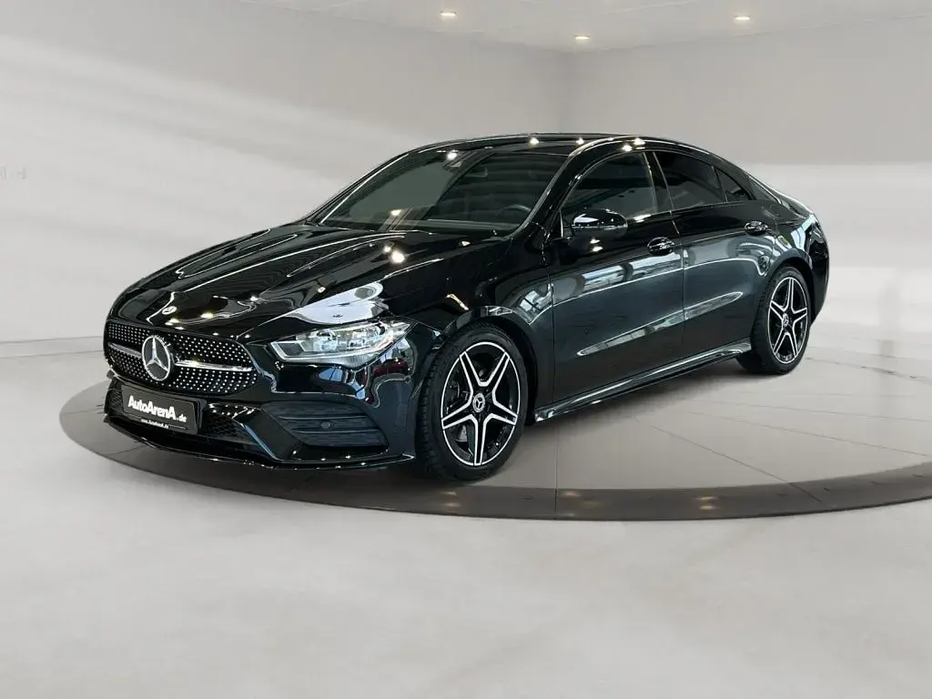 Gebraucht Mercedes CLA200 AMG 150 PS (110 kW) 2020 Metalliclack kosmosschwarz Coupé