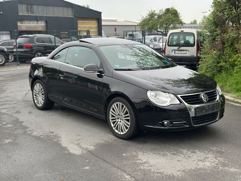Schwarz Gebraucht 2009 VW Eos Sport Cabrio | 3.500 € (Superpreis) - Bild 1/4