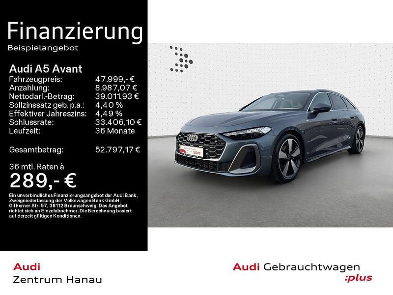 Horizontblau metallic Gebraucht 2025 Audi A5 S-Line Kombi | 47.999 € (Superpreis) - Bild 1/4